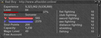 Signature for player Bad Boy