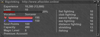 Signature for player Bigoteking