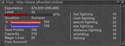 Signature for player Flux