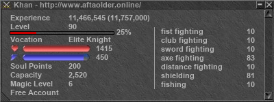 Signature for player Khan