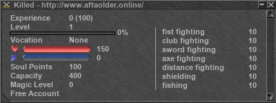 Signature for player Killed