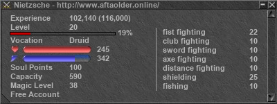 Signature for player Nietzsche