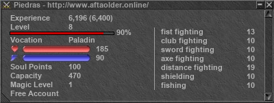 Signature for player Piedras