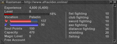 Signature for player Rastaman